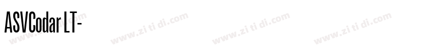 ASVCodar LT字体转换